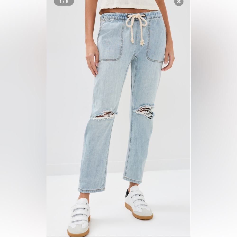 One Teaspoon shabbies drawstring boyfriend jeans 💫